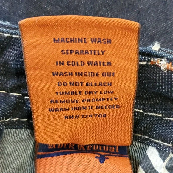 Rock Revival Blue Straight Leg Jeans with Fading Effects - Picture 6 of 10